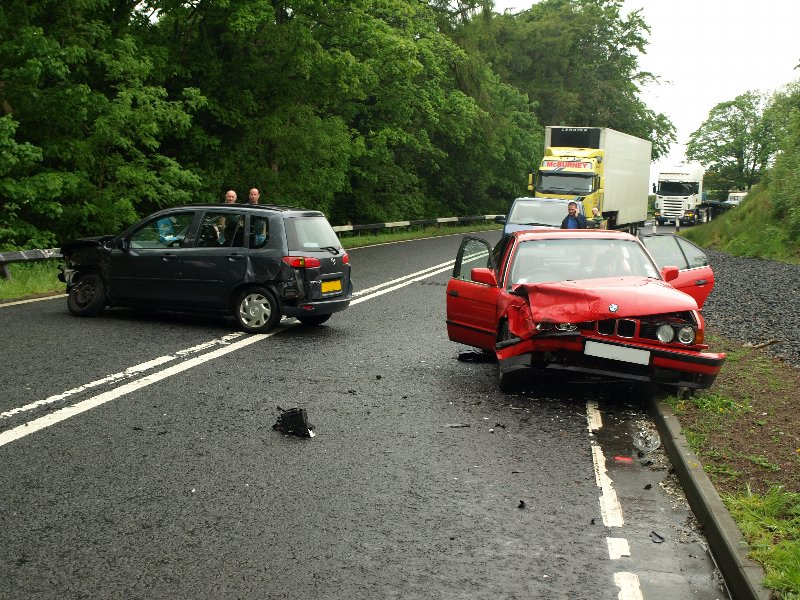 Bmw e34 crash #3